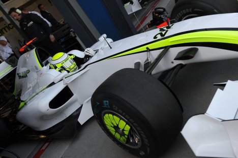 Jenson Button kørte Brawn GP til pole - hvem havde troet det for en måned siden?